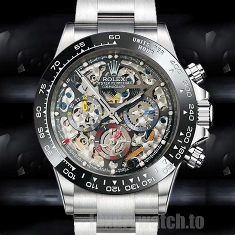 rolex daytona 2005 model|rolex daytona skeleton price.